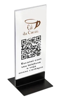 Menu de Acrílico
